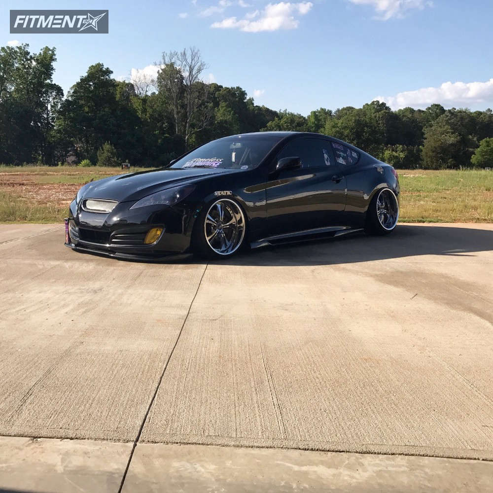 2010 Hyundai Genesis Coupe 3.8 Grand Touring with 19x10 Weds Cerberus ...