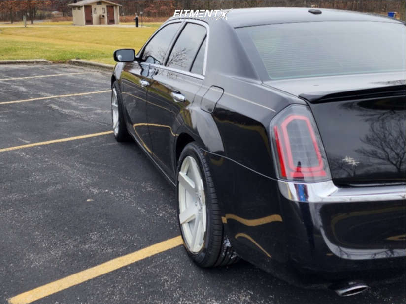 2011 Chrysler 300 Limited with 20x8.5 Strada Coda and Pirelli