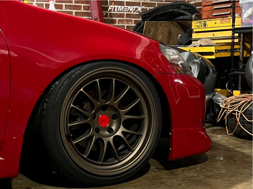 2005 Acura RSX Type-S with 18x9.5 Kansei Corsa and Lexani 215x40 on ...