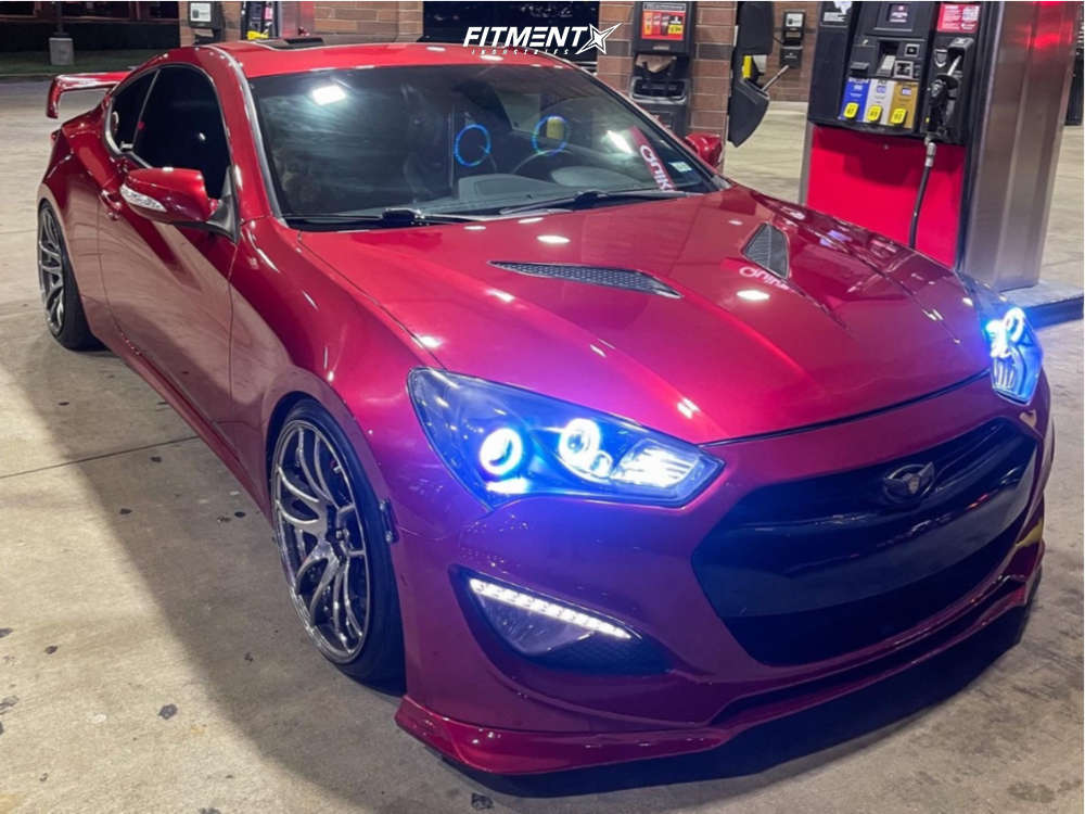 2016 Hyundai Genesis Coupe 3.8 Ultimate with 19x9.5 Vordoven Forme 9