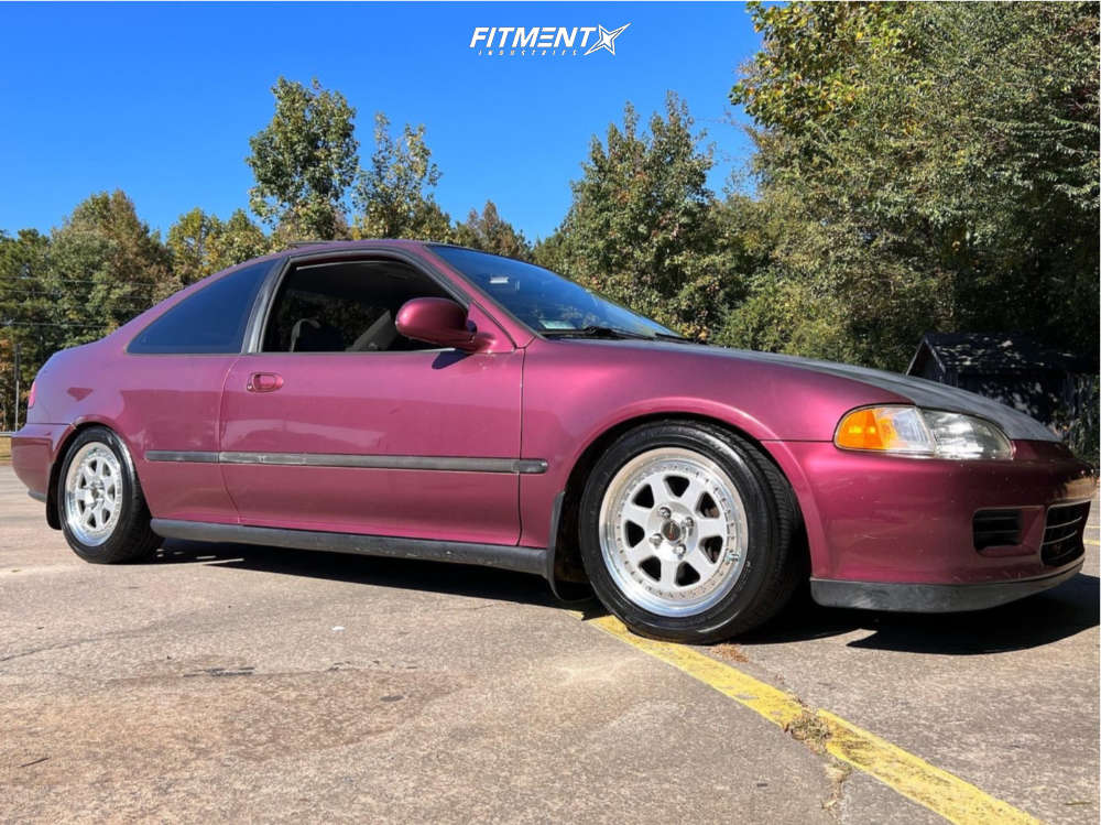 1993 Honda Civic EX with 15x7 Drag Dr27 and Toyo Tires 195x50 on