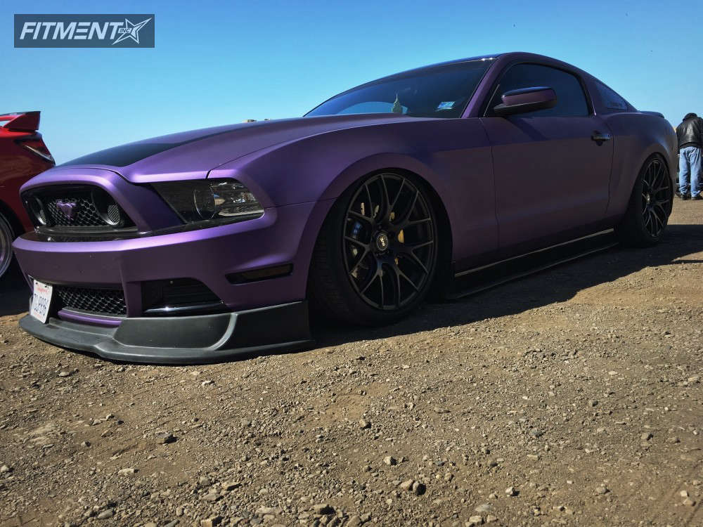 2014 Ford Mustang GT with 19x9.5 SVE Drift and Pirelli