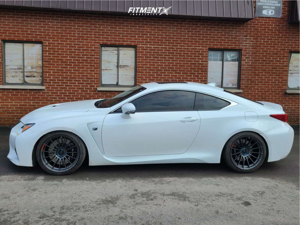 2015 Lexus RC F Base with 19x9.5 Enkei Rs05-rr and Michelin 255x35 on ...