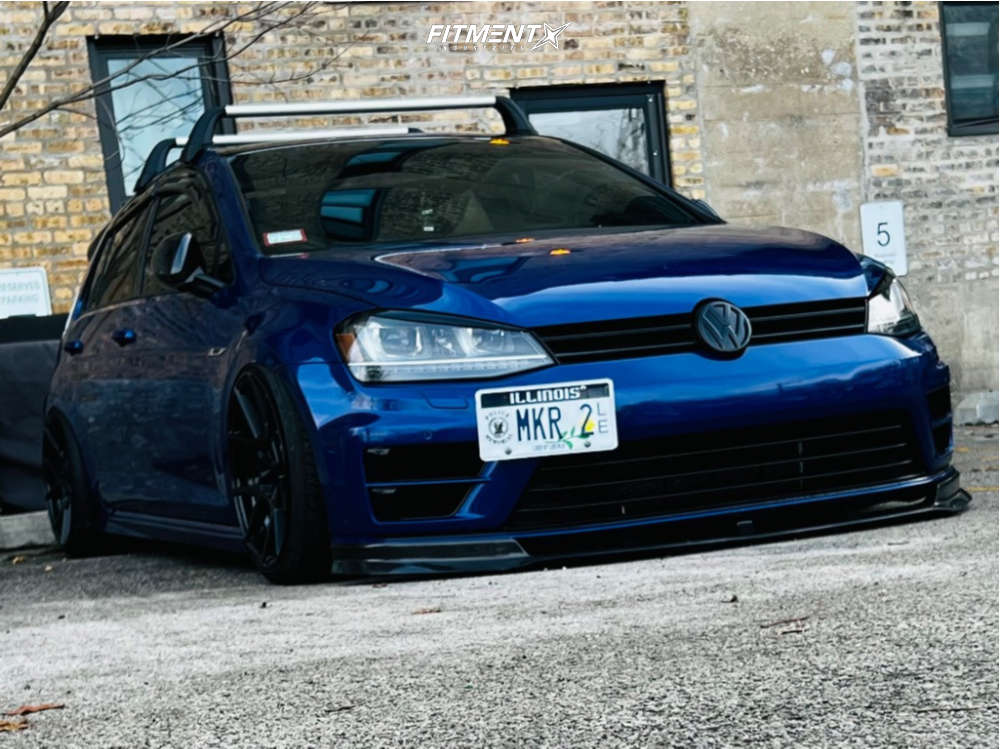 2015 Volkswagen Golf R Base with 18x9.5 Rotiform Kps and Cosmo 215x40 ...