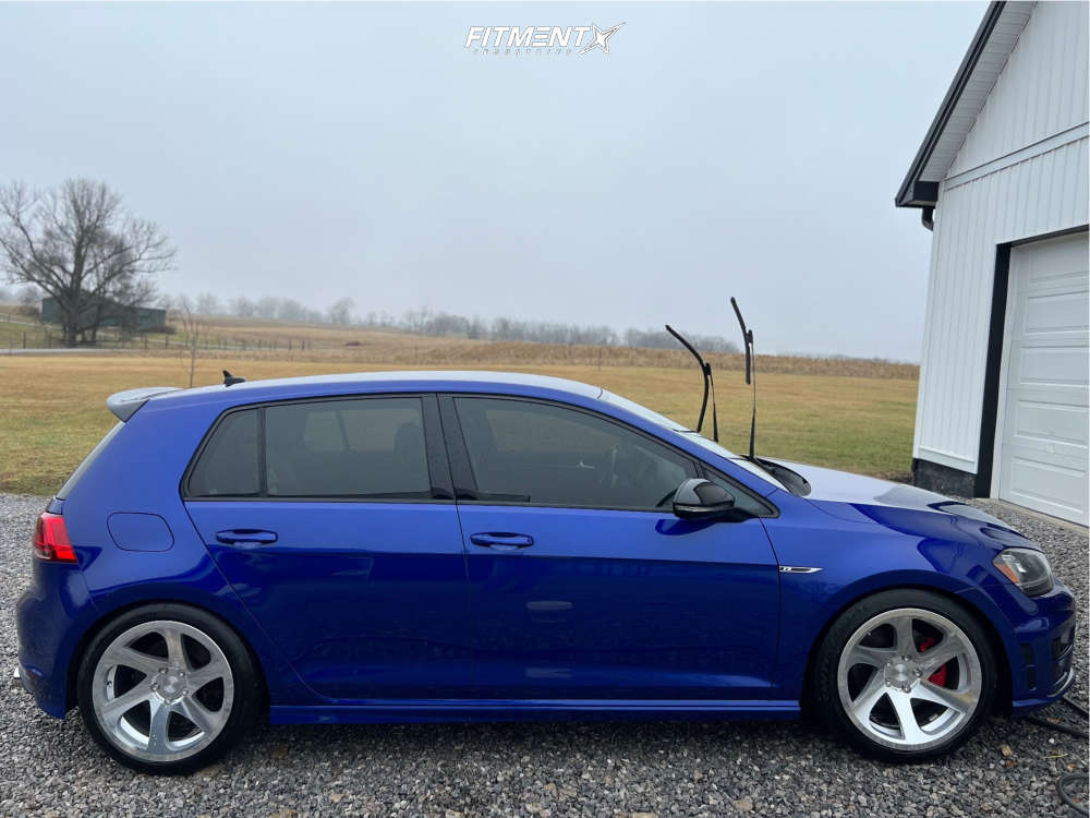2017 Golf R Rims 2017 Volkswagen Golf R Base with 18x9.5 3SDM 0.06 and Continental ...