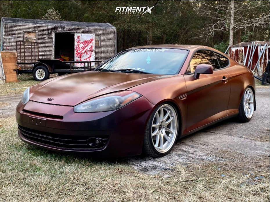 2008 Hyundai Tiburon GT Limited with 18x8.5 Aodhan Ds02 and Falken ...