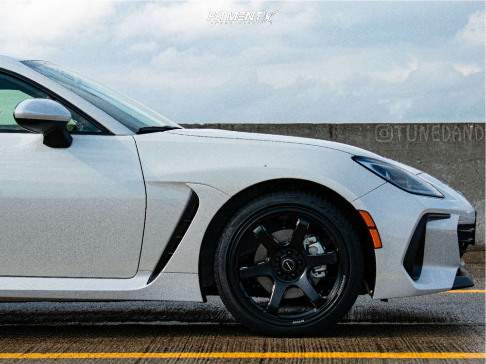 Stock Brz Rims 2023 Subaru BRZ Base with 18x8.5 Superspeed Rf06rr and Pirelli 225x40 ...