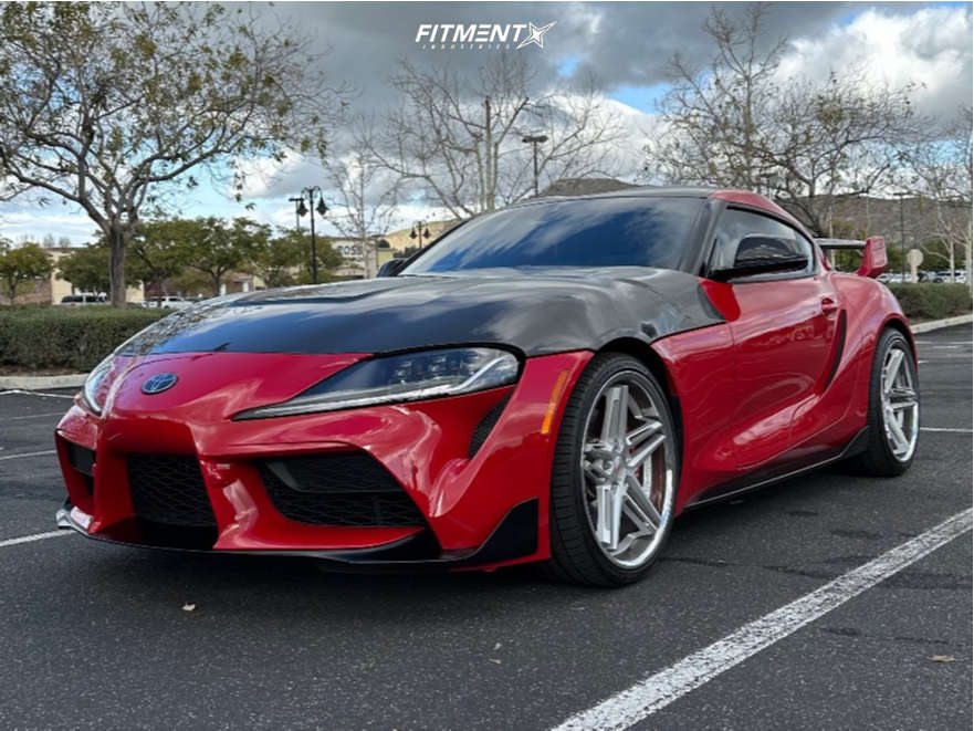 2022 Toyota GR Supra Premium with 20x8.5 Ferrada Cm1 and Falken