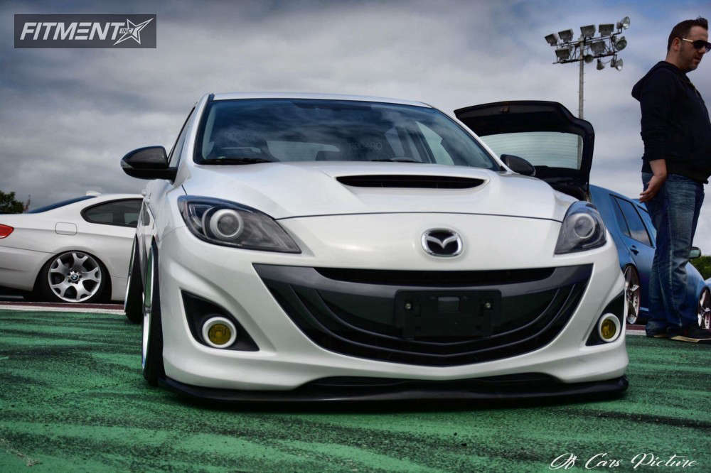 2013 Mazda 3 Mazdaspeed with 18x9 Leon Hardiritt Ordens and