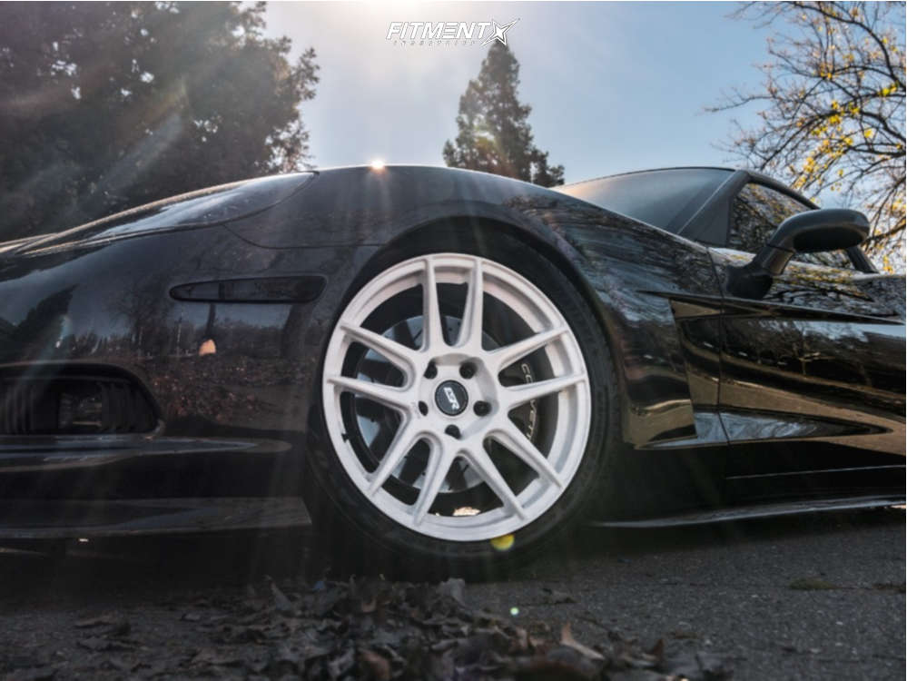 2010 Chevrolet Corvette Base with 18x8.5 ESR Cs8 and Fortune 245x40 on ...