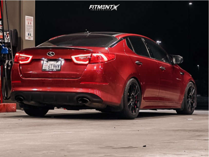 2014 Kia Optima SX Turbo with 18x6.5 Drag Concepts R16 and Toyo Tires