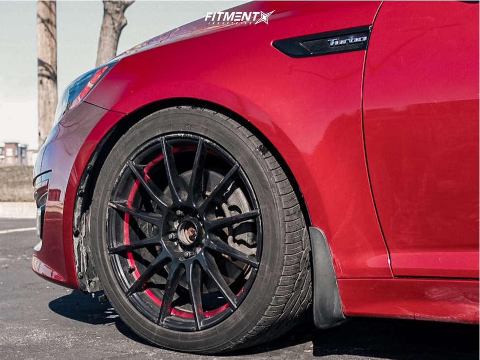 2014 Kia Optima SX Turbo with 18x6.5 Drag Concepts R16 and Toyo Tires