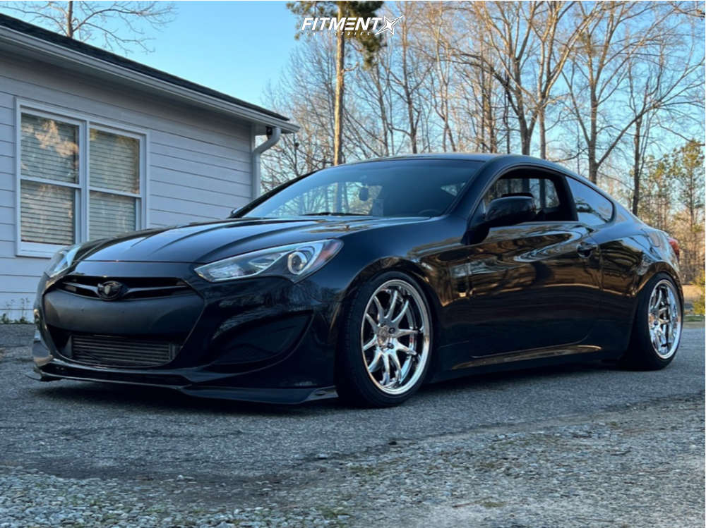 2013 Hyundai Genesis Coupe 2.0T with 18x9.5 Aodhan Ds02 and Barum