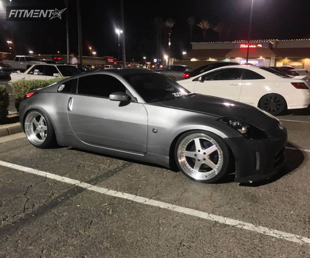 2007 Nissan 350Z Enthusiast with 19x9.5 Varrstoen Es8 and Accelera 225x35  on Coilovers | 255736 | Fitment Industries, image size:1000x833