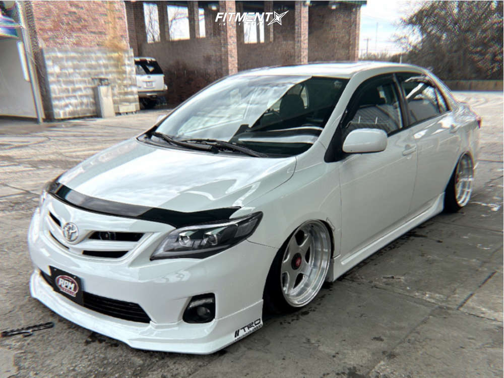2012 Toyota Corolla S with 18x8.5 Revolve Apvd No 0520 and Michelin ...