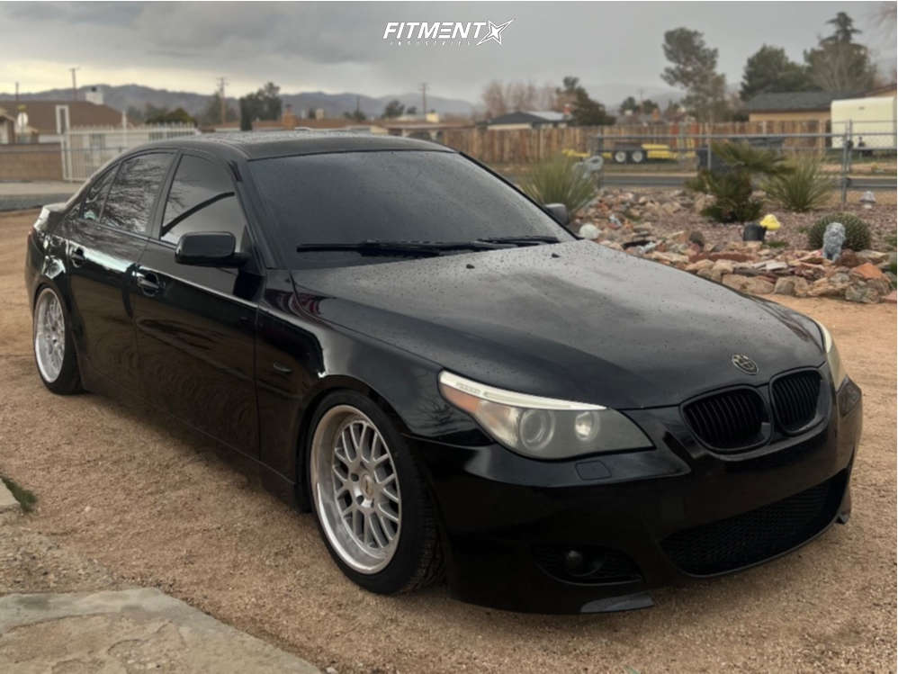 2005 BMW 545i Base with 18x9.5 TSW Valencia and Toyo Tires 245x40 on