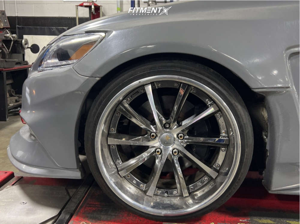 2008 Lexus GS460 Base with 19x11 Weds Kranze Vishnu and Delinte 245x35