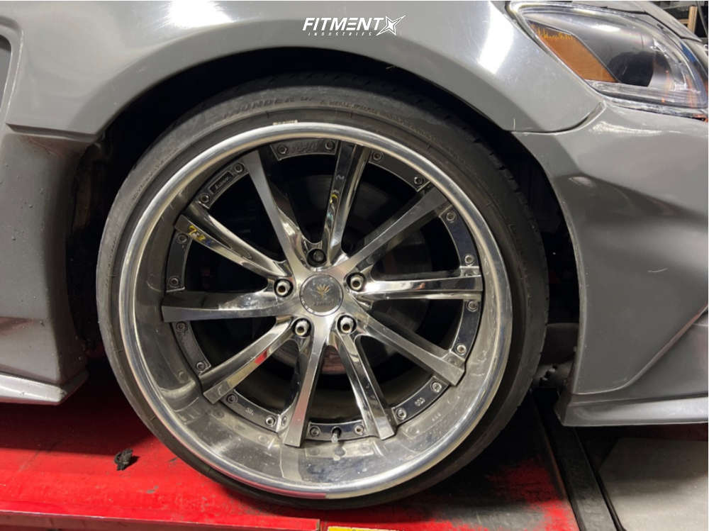 2008 Lexus GS460 Base with 19x11 Weds Kranze Vishnu and Delinte 245x35
