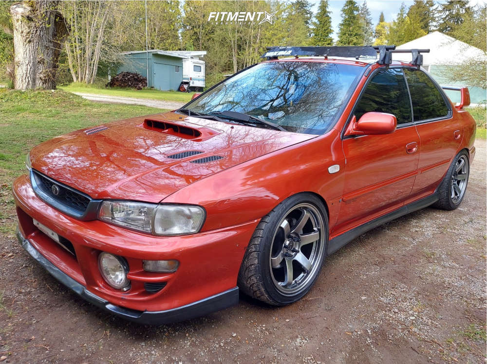 2000 Subaru Impreza RS with 17x8.25 JNC Jnc014 and Federal 235x40 on ...