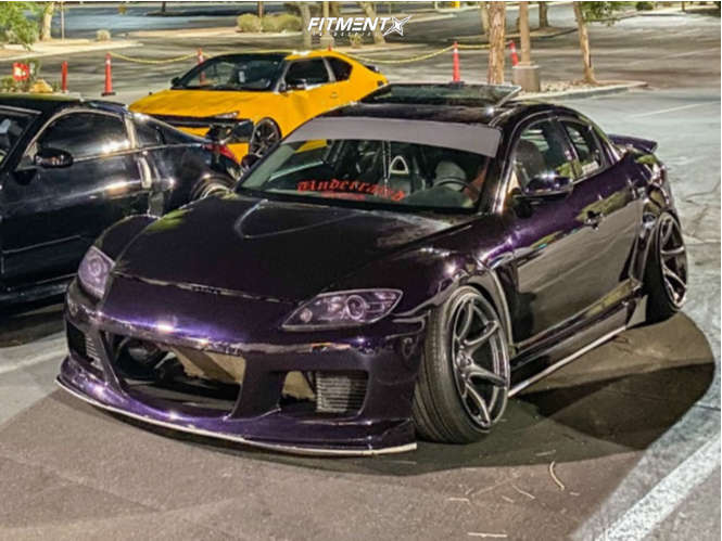 Mazda Rx 8 Base 2004 Mazda RX-8 Base with 18x10.5 Kansei Tandem and Lionhart 215x40 on ...