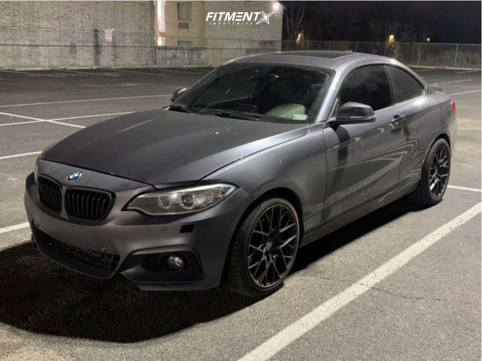 2017 BMW 230i Base with 18x8.5 TSW Sebring and Continental 225x40