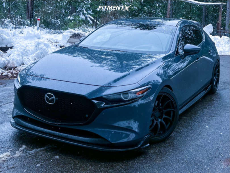 2022 Mazda 3 Premium with 18x8.5 Anovia Night and Toyo Tires
