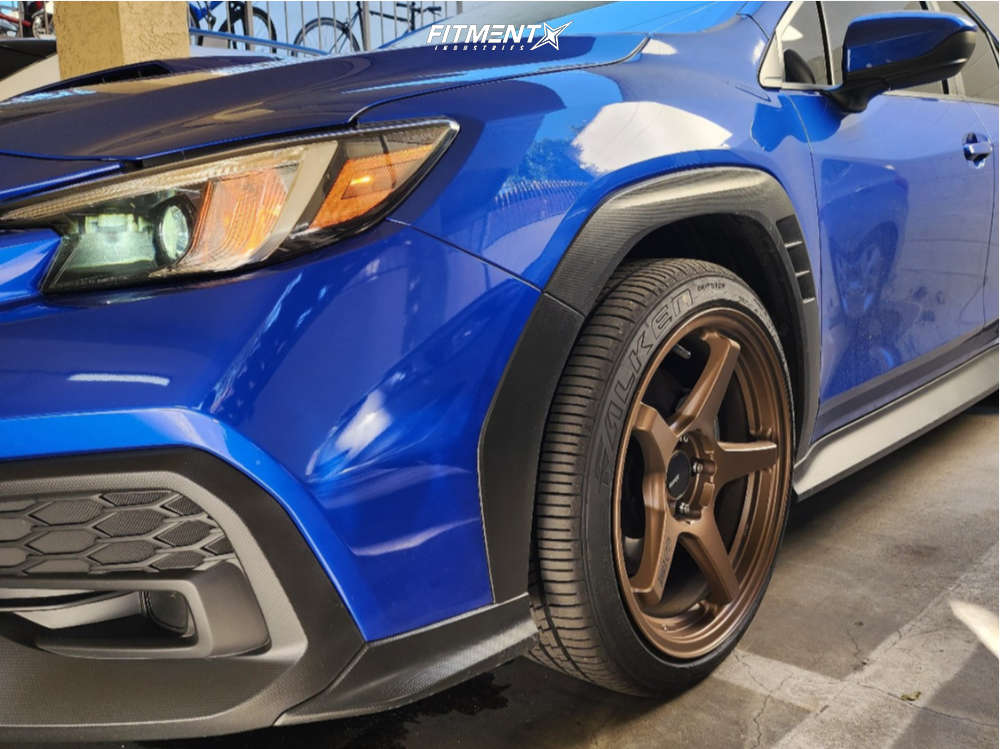 2022 Subaru WRX Base with 18x9.5 Enkei Ts-5 and Falken 255x35 on