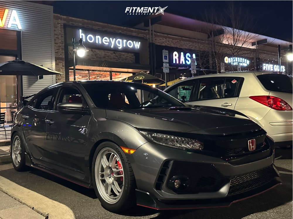 2019 Honda Civic Type R with 18x8.5 Enkei Rpf1 and Continental