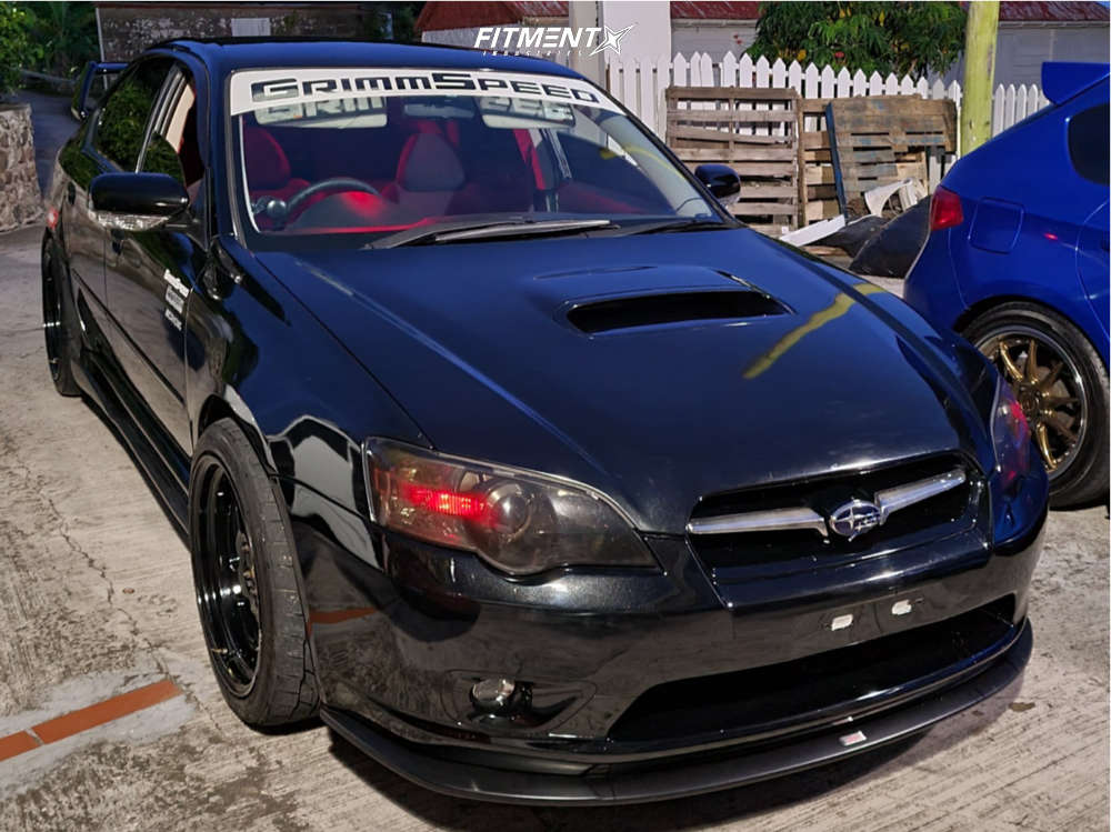 2005 Subaru Legacy GT with 18x9.5 ESR SR02 and Nitto 235x40 on ...