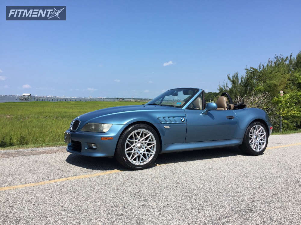 2001 BMW Z3 Roadster with 18x8 Ruff R365 and Falken 225x45 on