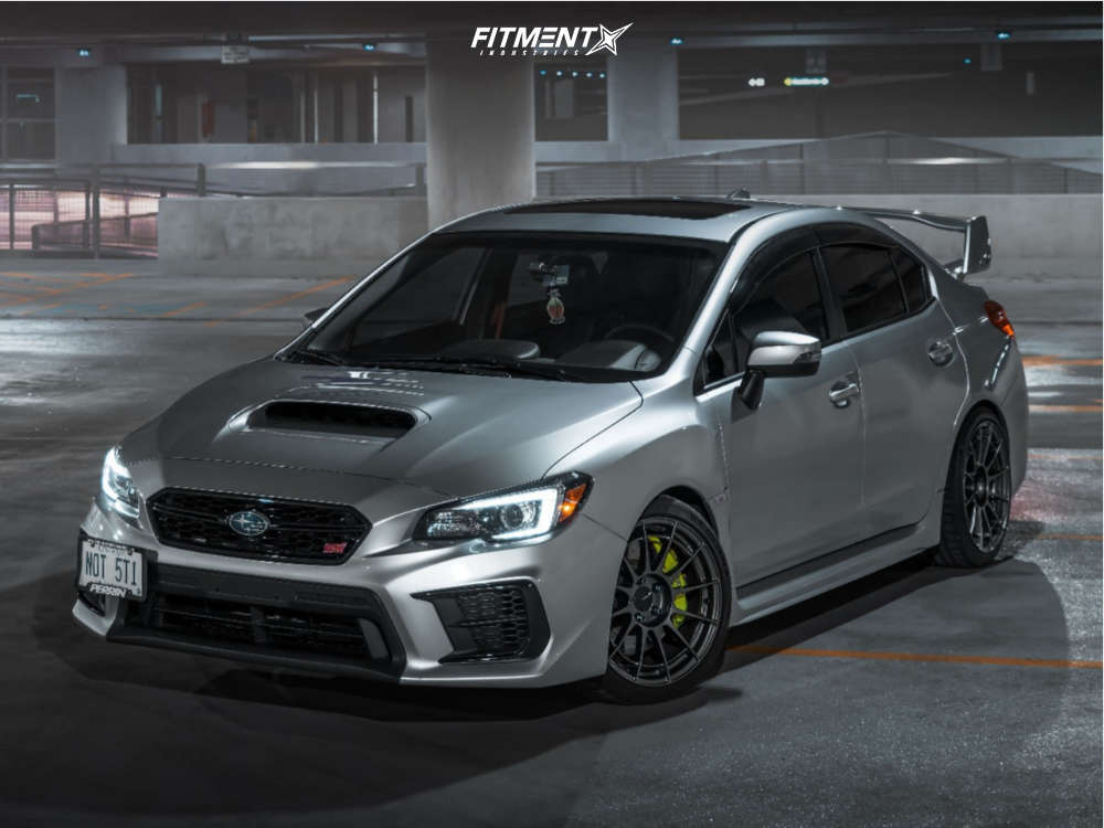 2020 Subaru WRX STI Sport-tech with 18x9.5 Enkei Nt03rr and