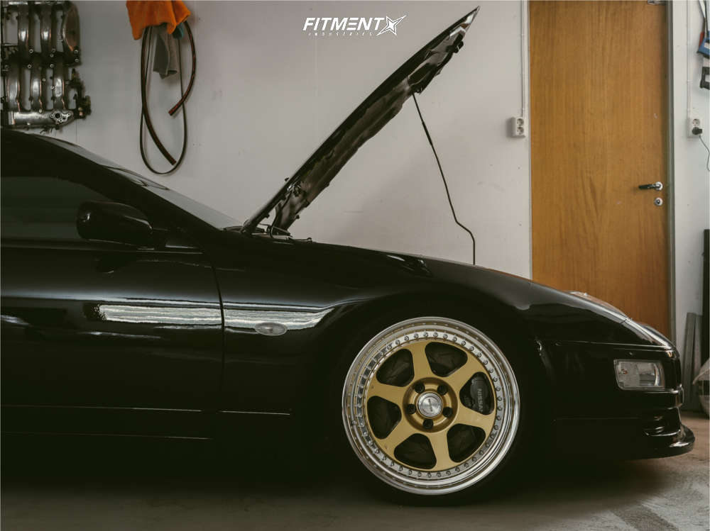 1996 Nissan 300ZX Turbo with 19x9.5 Work Meister L1 3p and