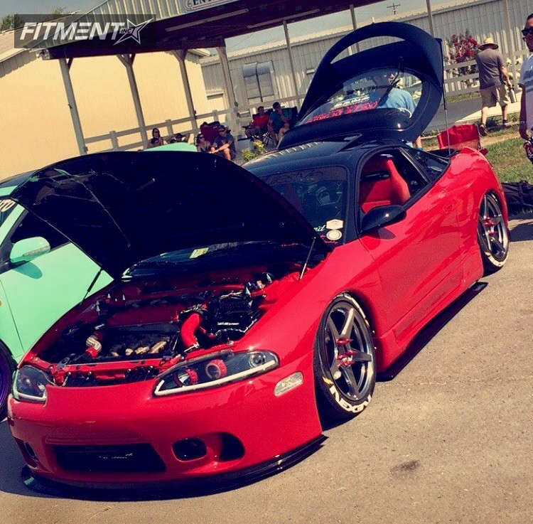 1995 Mitsubishi Eclipse GSX with 17x8.25 XXR 535 and Nexen 205x50