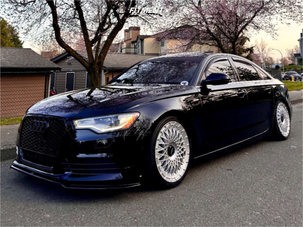 2014 Audi A6 Quattro Premium Plus with 19x8.5 Rotiform Lhr-m and