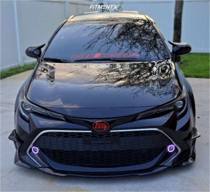 2021 Toyota Corolla XSE with 18x8.5 ESR Cs15 and Bridgestone 215x35 on ...