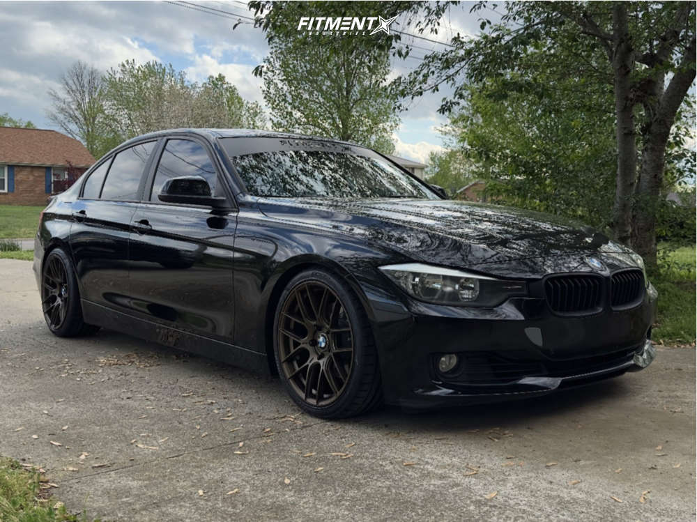 2015 BMW 328i Base with 18x8.5 Aodhan Ahx and Kumho 245x35 on