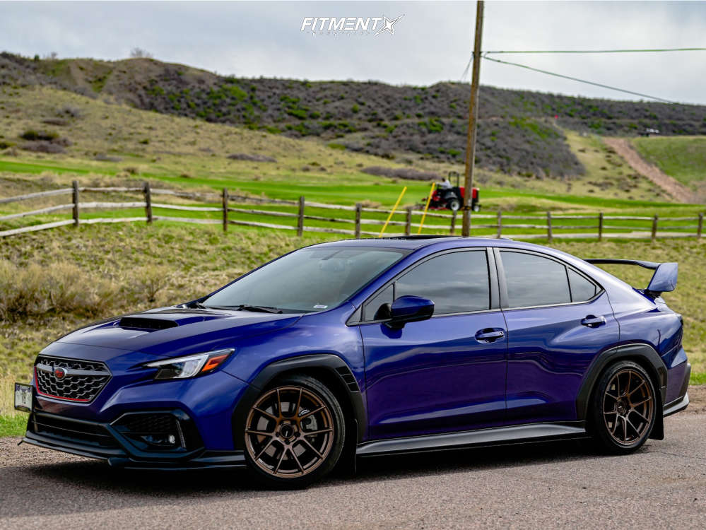 2022 Subaru WRX Premium with 18x9.5 Enkei Tsv and Dunlop 245x40 on