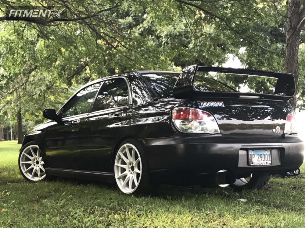 2004 Subaru WRX Base with 18x8.75 XXR 527 and Federal 215x40 on