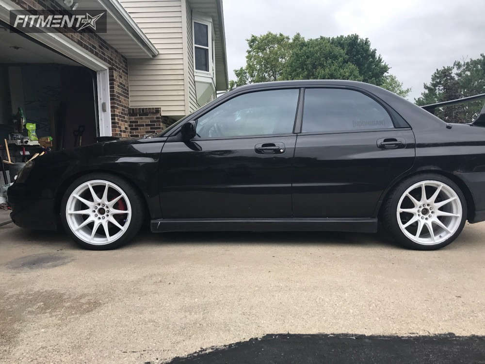 2004 Subaru WRX Base with 18x8.75 XXR 527 and Federal 215x40 on ...