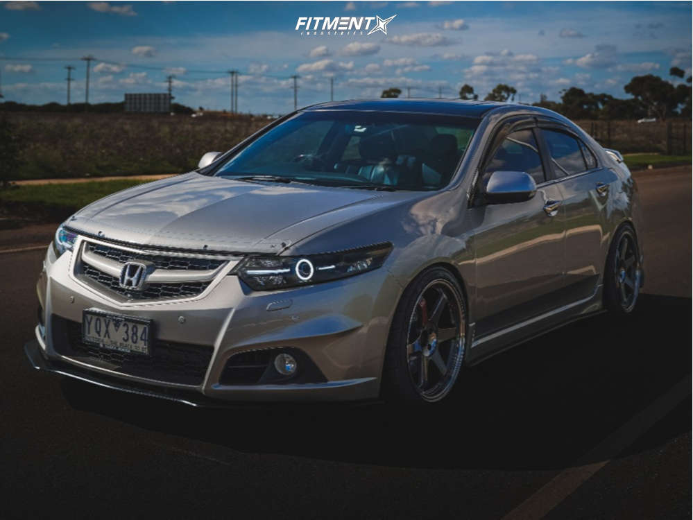Tsx Rays Wheels 2009 Acura TSX Base with 19x9.5 Volk TE37SL and Yokohama 245x35 on ...
