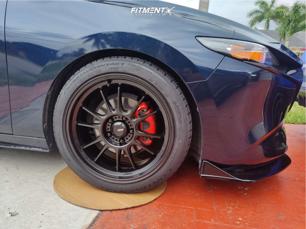 2019 Mazda 3 Premium with 18x8.5 Konig Hypergram and Continental 235x40 ...