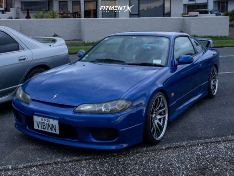 1999 Nissan 200SX Base with 18x8.5 Work Emotion Cr 2p and Nankang ...
