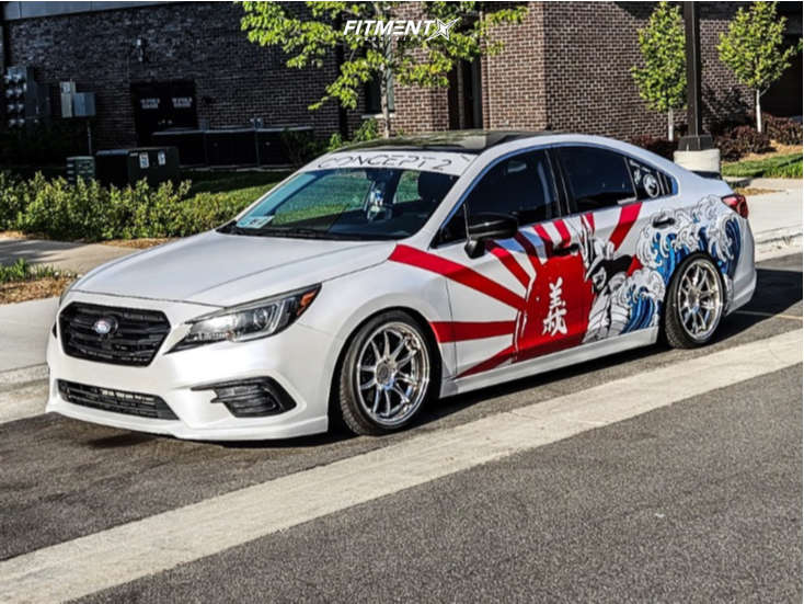 2018 Subaru Legacy 2.5i with 18x9.5 Aodhan Ds02 and Ohtsu