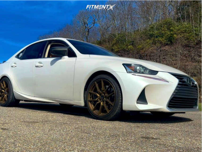 2017 Lexus IS300 Base with 18x8.5 Option Lab R716 and Goodyear 245x35