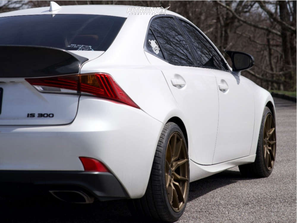 2017 Lexus IS300 Base with 18x8.5 Option Lab R716 and Goodyear 245x35