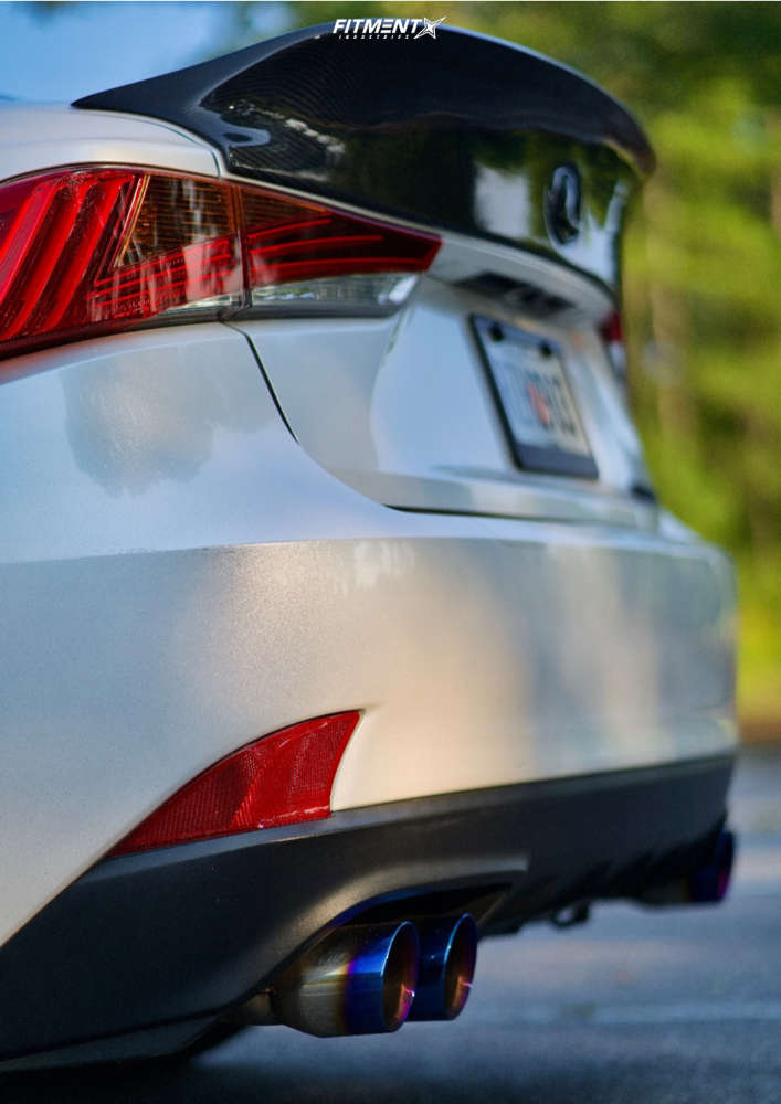 2017 Lexus IS300 Base with 18x8.5 Option Lab R716 and Goodyear 245x35