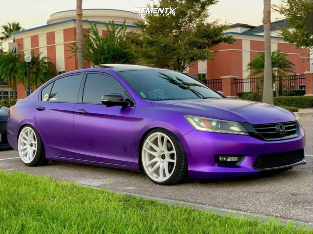 2015 Honda Accord EX-L with 19x9.5 Vors Tr4 and Lexani 225x35 on