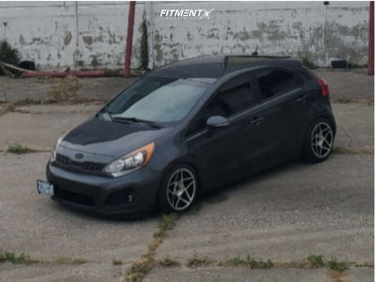 2014 Kia Rio SX with 16x8 3SDM 0.08 and Nankang 195x45 on
