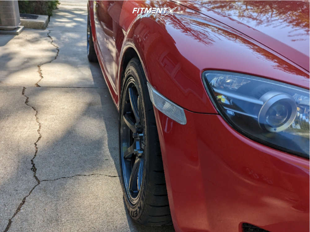 2004 Mazda RX-8 Base with 17x9 Anovia Kano and Falken 255x40 on ...