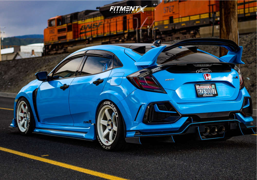 Type R Volk 2017 Honda Civic Type R with 18x9.5 Volk Te37sl and Falken 265x35 on ...